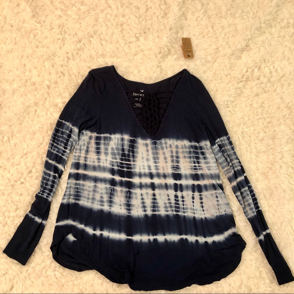 NWT American Eagle Tie Dye Long Sleeve Small
